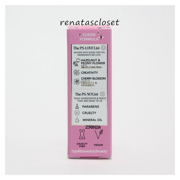 Polite Society Polite Pout Glossy Lip Balm NWT/NIB - Picture 7 of 10